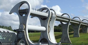 The Falkirk Wheel in Scotland